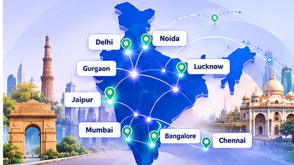 India courier pickup network